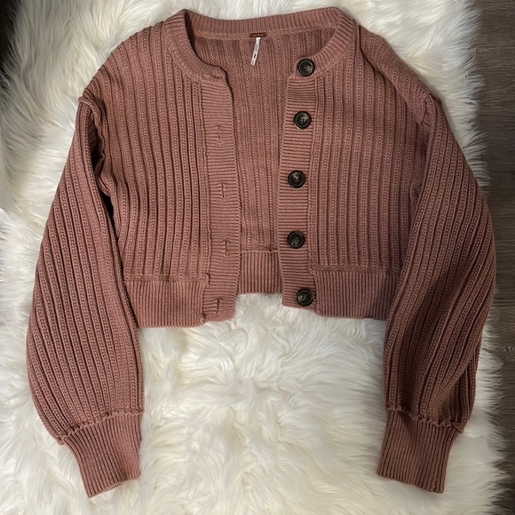 Free People Jackets & Blazers - Free people crop jacket beautiful amazing material